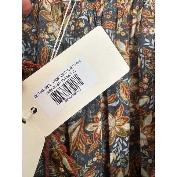 NWT Doen Delfina Organic Cotton Floral Maxi Dress Small - Picture 8 of 11